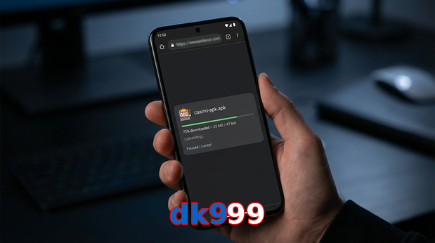 Main screen of Dk999 apk page for PK players